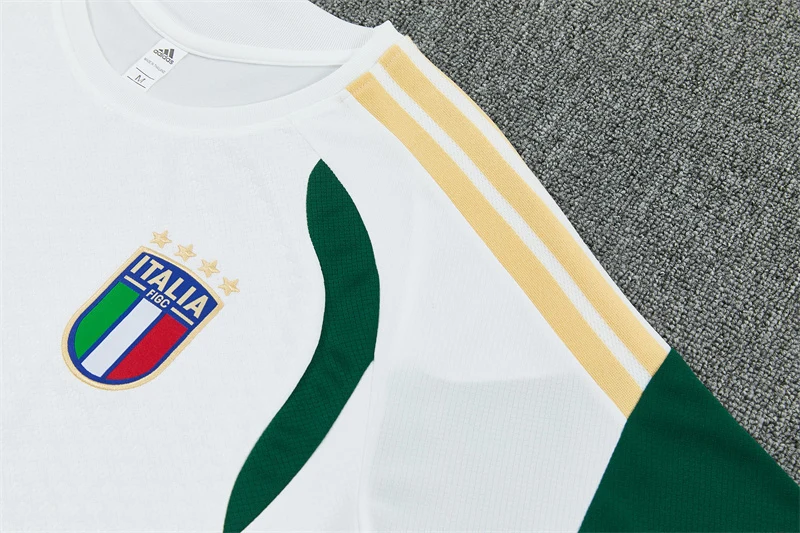 2026-27 Italy White Short-Sleeve Training Jersey view 6