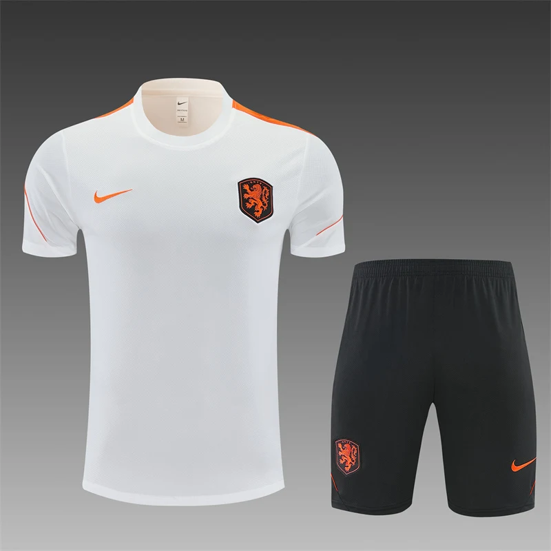 2026-27 Netherlands White Short-Sleeve Training Jersey view 3