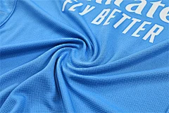 2025-26 Real Madrid light blue short-sleeved training jersey view 8
