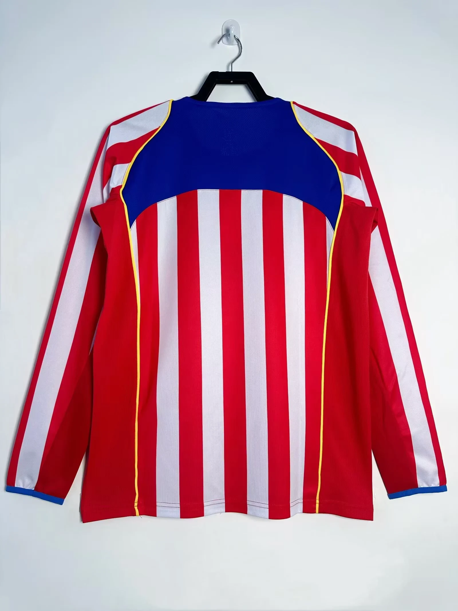 2004-05 Atletico Madrid Home Long Sleeve Retro Jersey view 2
