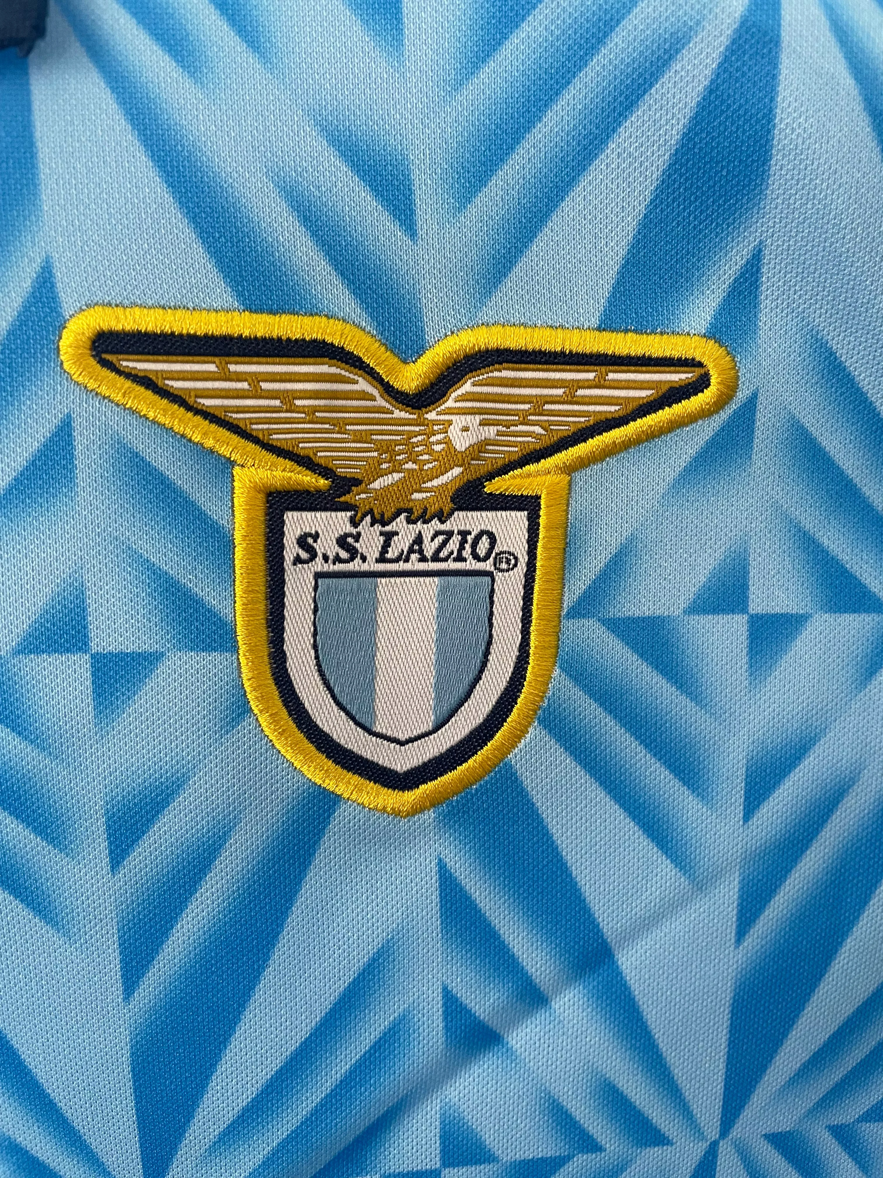 1991 Lazio Home Retro Jersey view 6