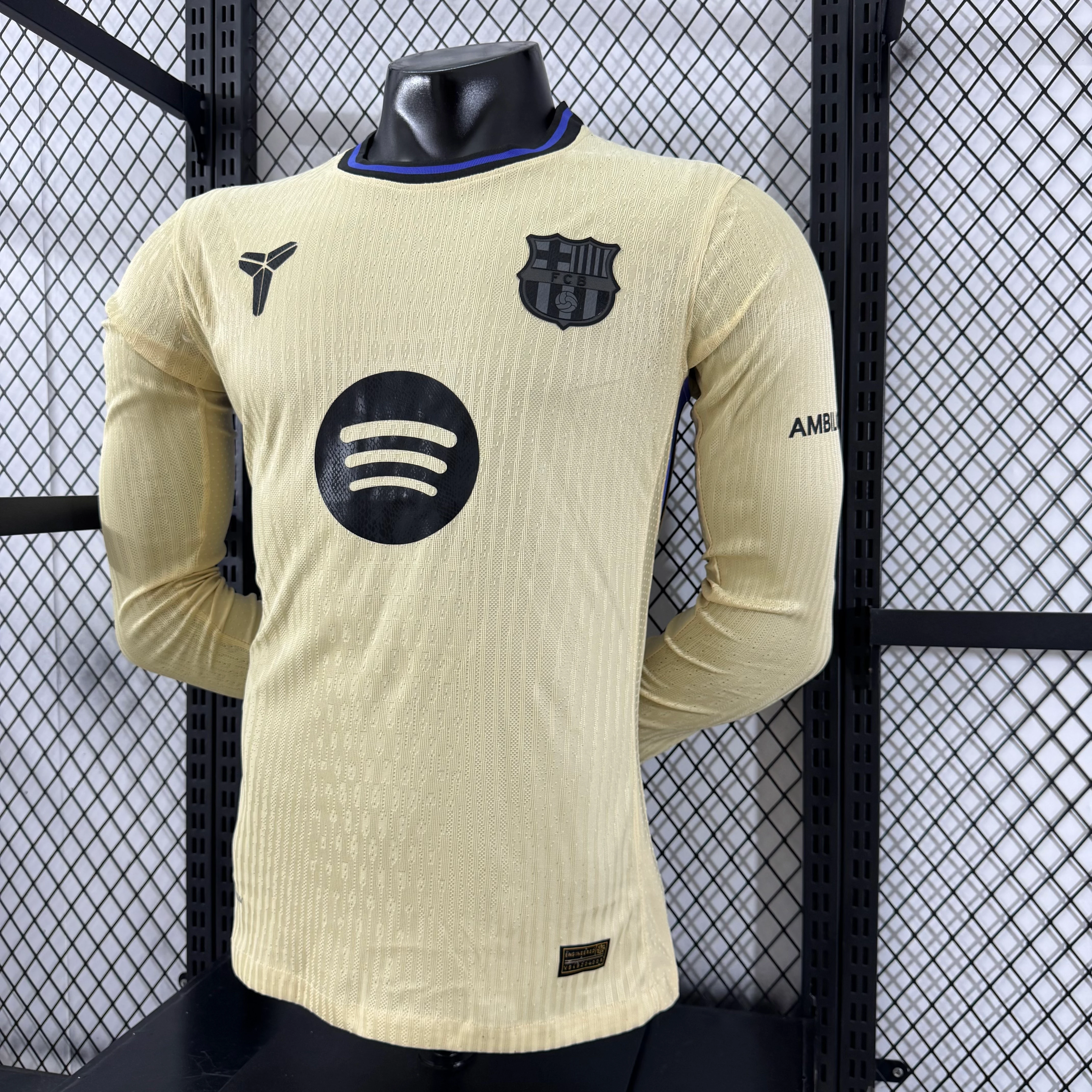 2025-26 Barcelona Away Long-Sleeve Jersey - Player Version view 10