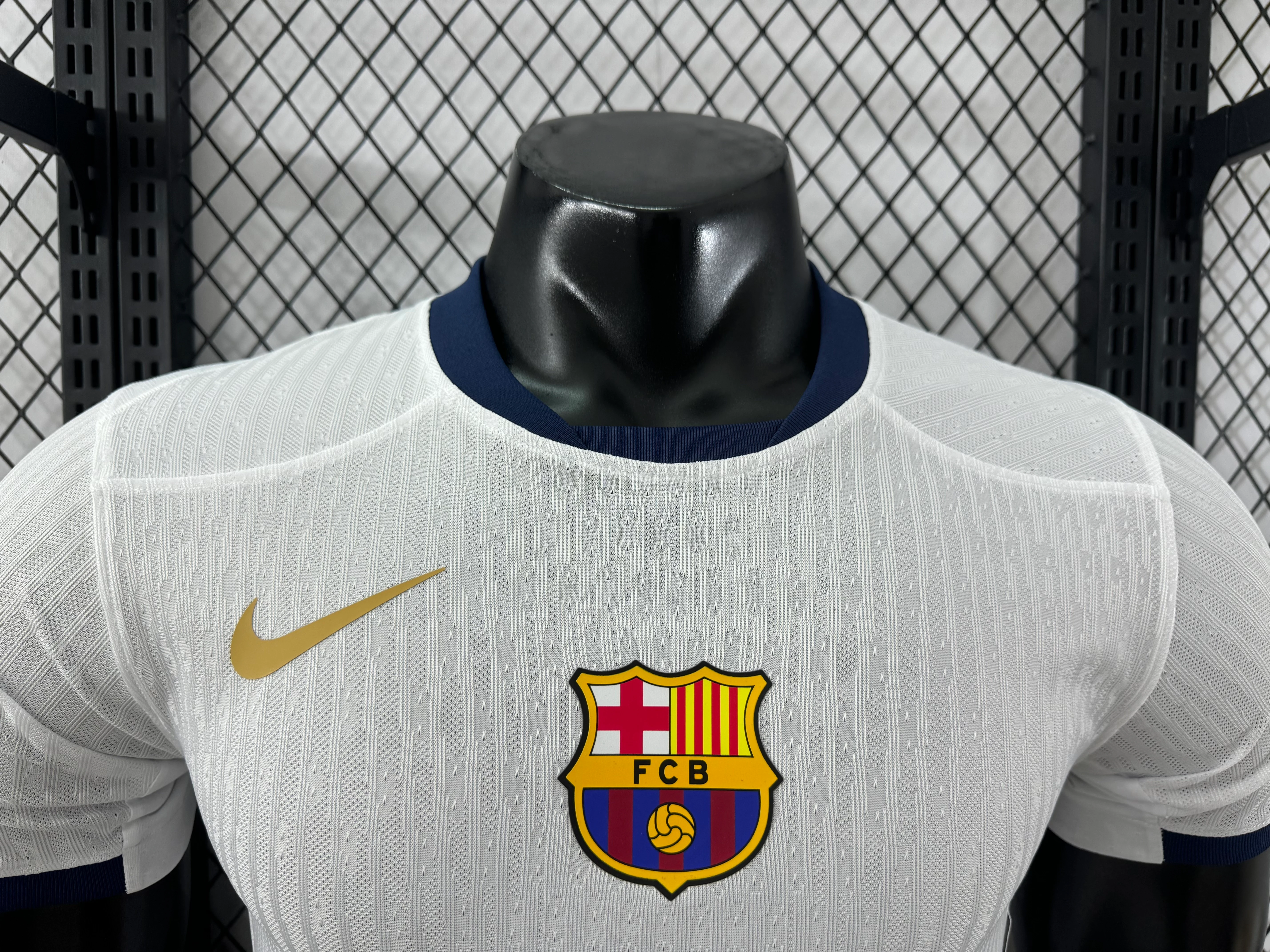 2025-26 Barcelona Special White Edition Jersey – Player Version view 3
