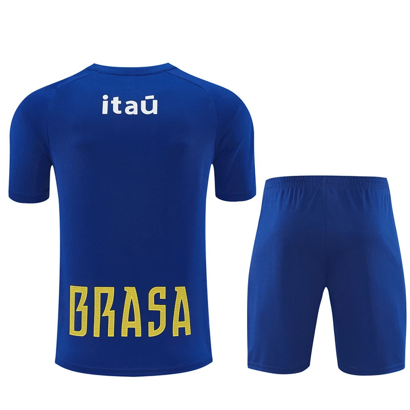 2026-27 Brazil Royal Blue Short-Sleeve Training Jersey view 15