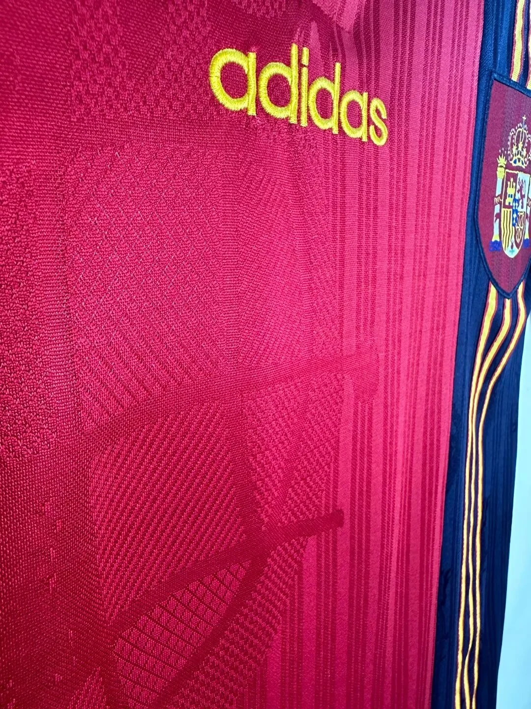 1996 Spain Home Retro Jersey view 4