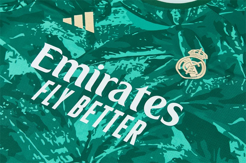 2026-27 Real Madrid Green Short-Sleeve Training Jersey view 6