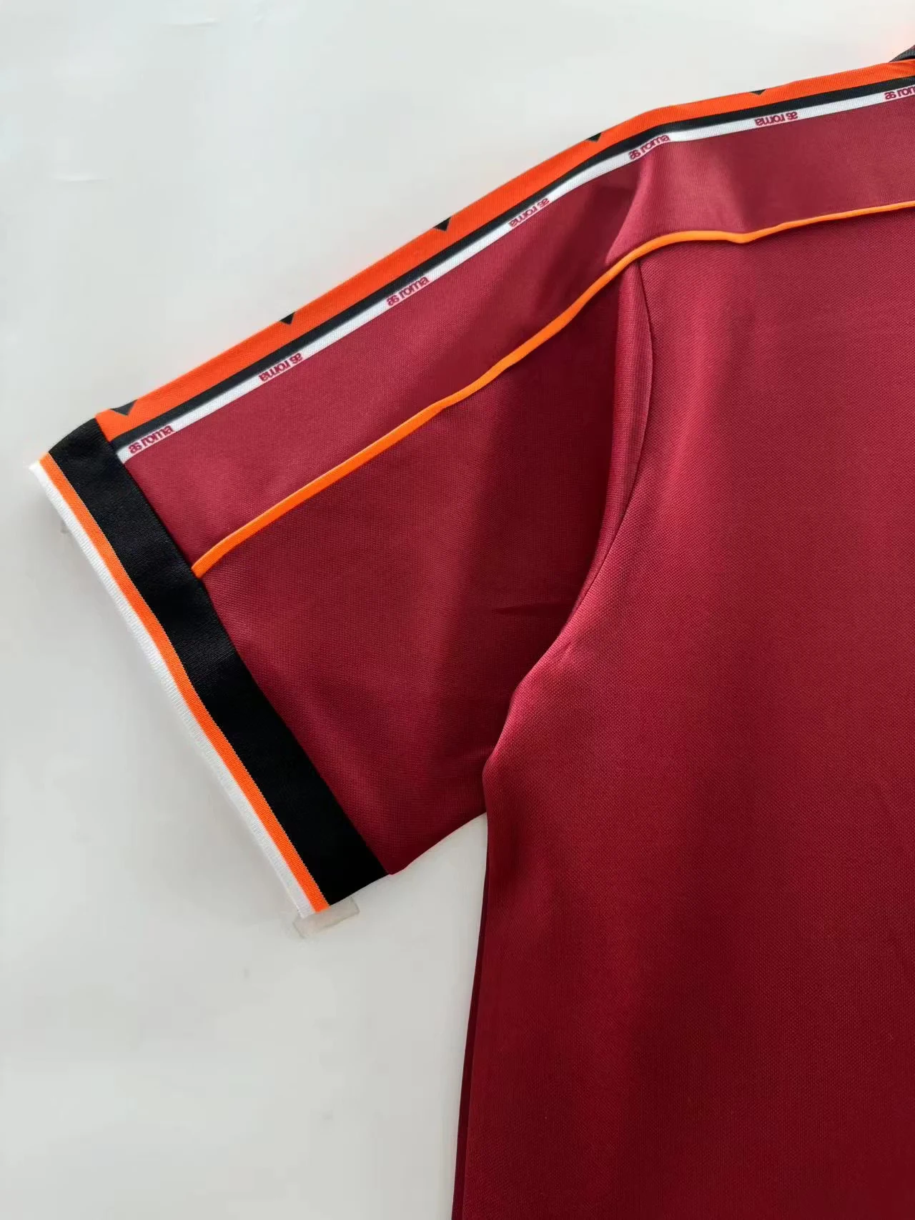 1998-99 Roma Home Retro Jersey view 7