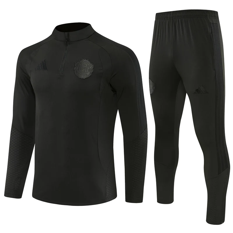 2026-27 Manchester United Black Half-Zip Training Jersey view 19