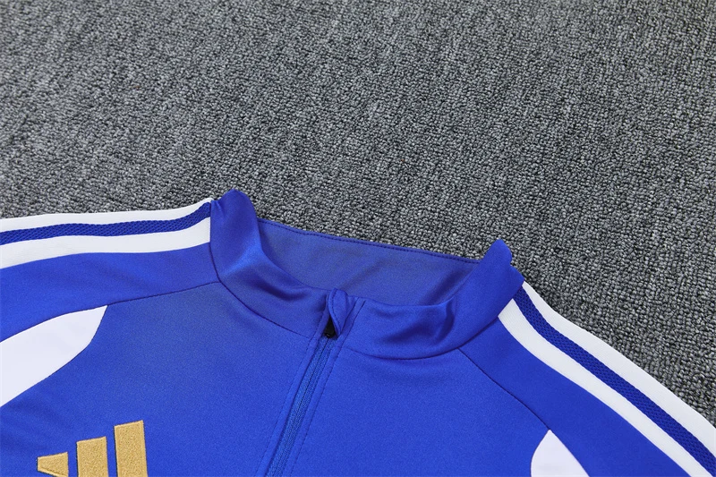 2026-27 Juventus Light Blue Half-Zip Long-Sleeve Training Kit view 12