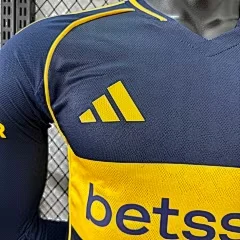 2025-26 Boca Juniors Home Long-Sleeve Jersey - Player Version view 4