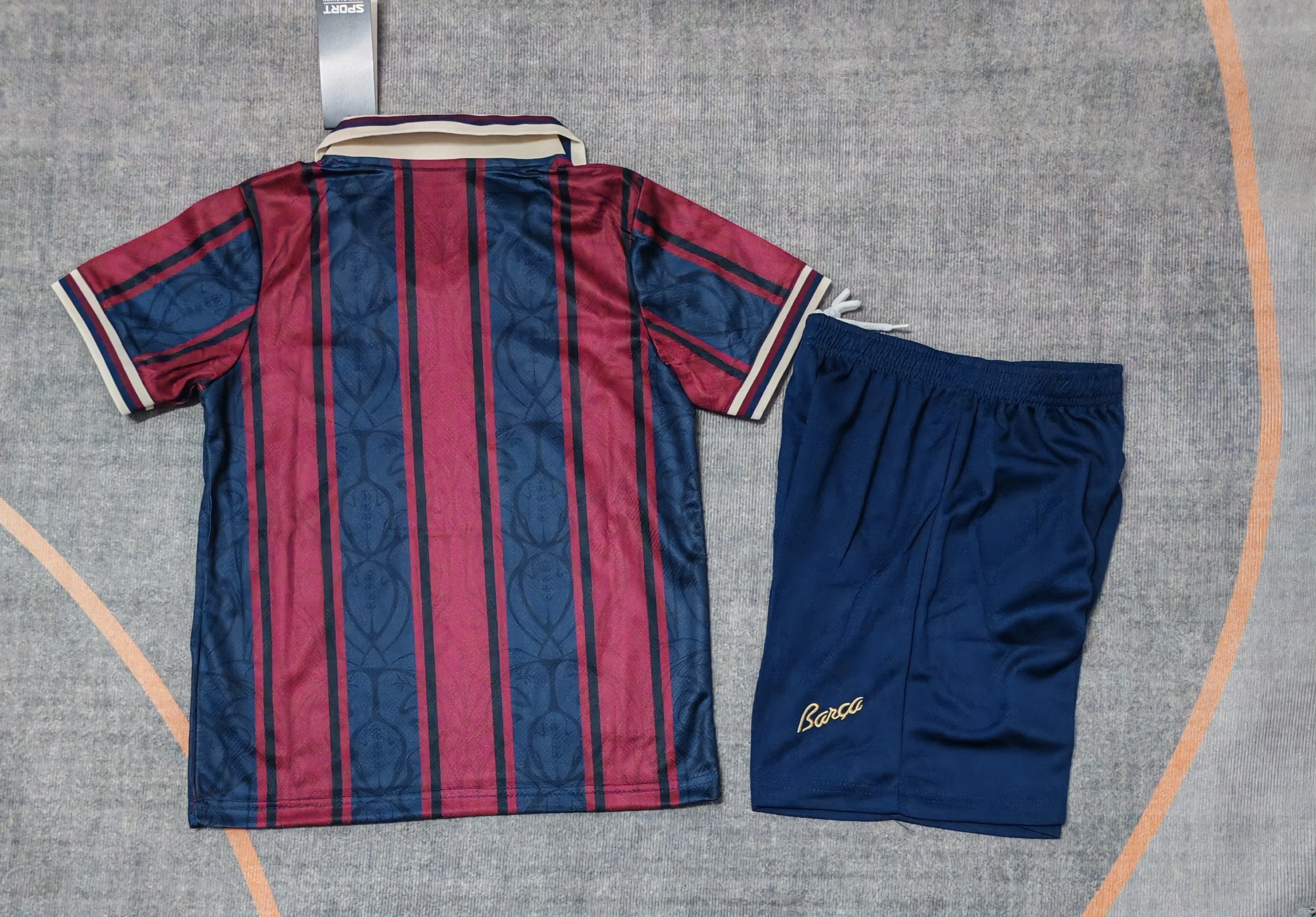 2025-26 Barcelona 125th Anniversary Kit – Kids' Sizes view 2