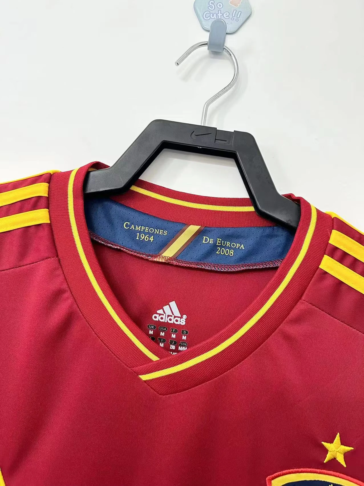 2012 Spain Home Retro Jersey view 10