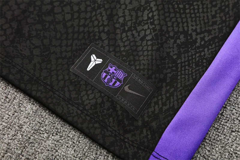 2025-26 Barcelona Black Half-Zip Training Jersey view 8