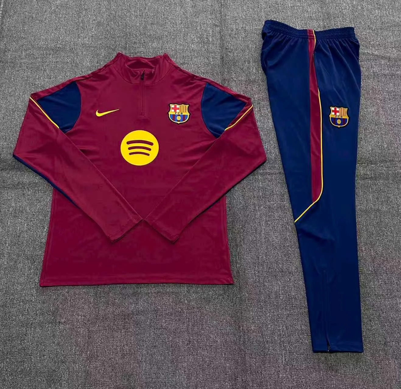 2026-27 Barcelona Red Half-Zip Training Jersey