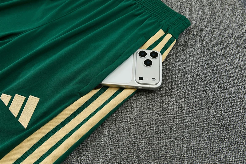 2026-27 Real Madrid Green Half-Zip Training Jersey view 9