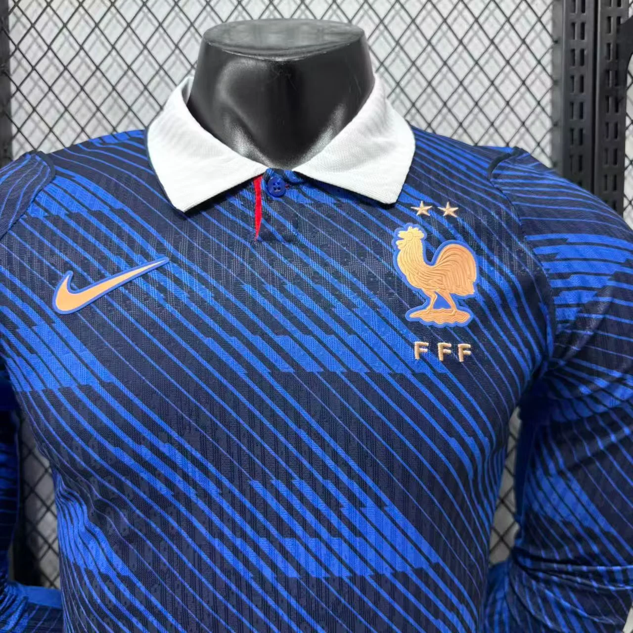 2026 France Home Long-Sleeve Jersey — Player Version view 3