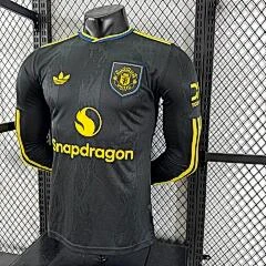 2025-26 Manchester United Away Long Sleeve Shirt - Player Edition view 7