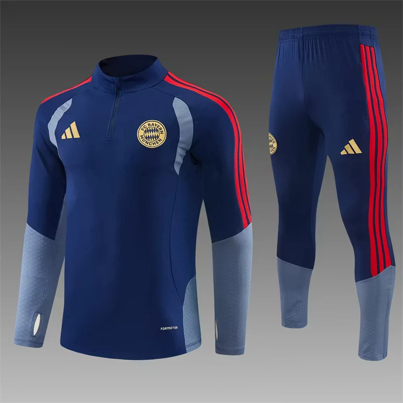 2026-27 Bayern Munich Royal Blue Half-Zip Training Jersey