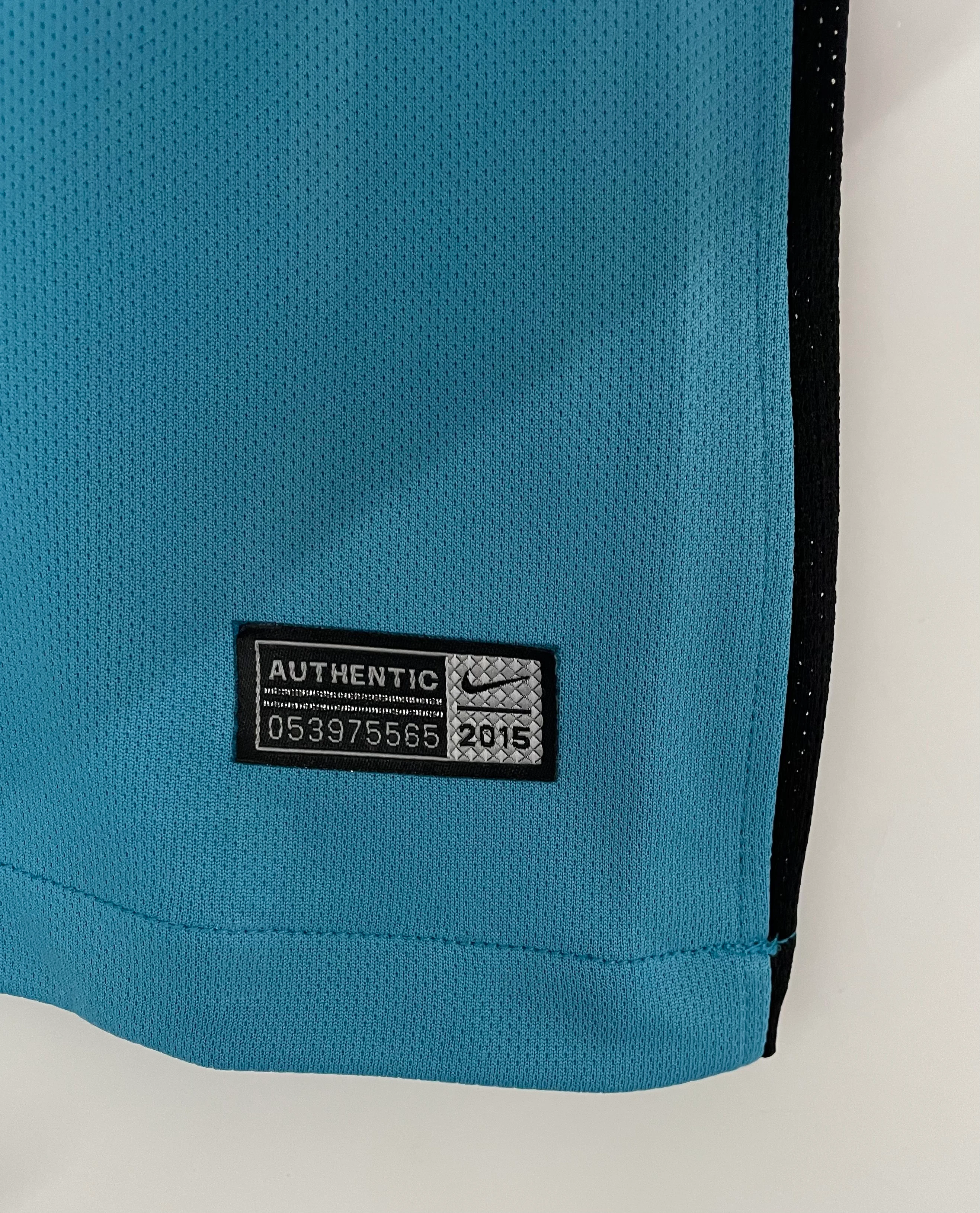 2015-16 Barcelona Second Away Retro Jersey view 5