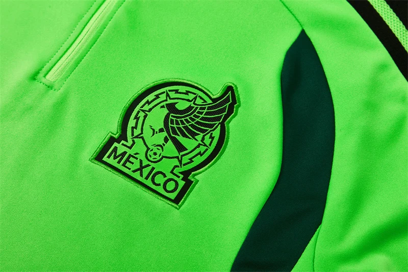 2026-27 Mexico Green Half-Zip Training Jersey view 7