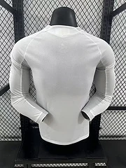 2025-26 Real Madrid Main Long Sleeve Jersey - Players view 2