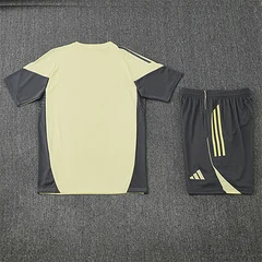 2025-26 Real Madrid Yellow Short Sleeve Training Jersey view 19