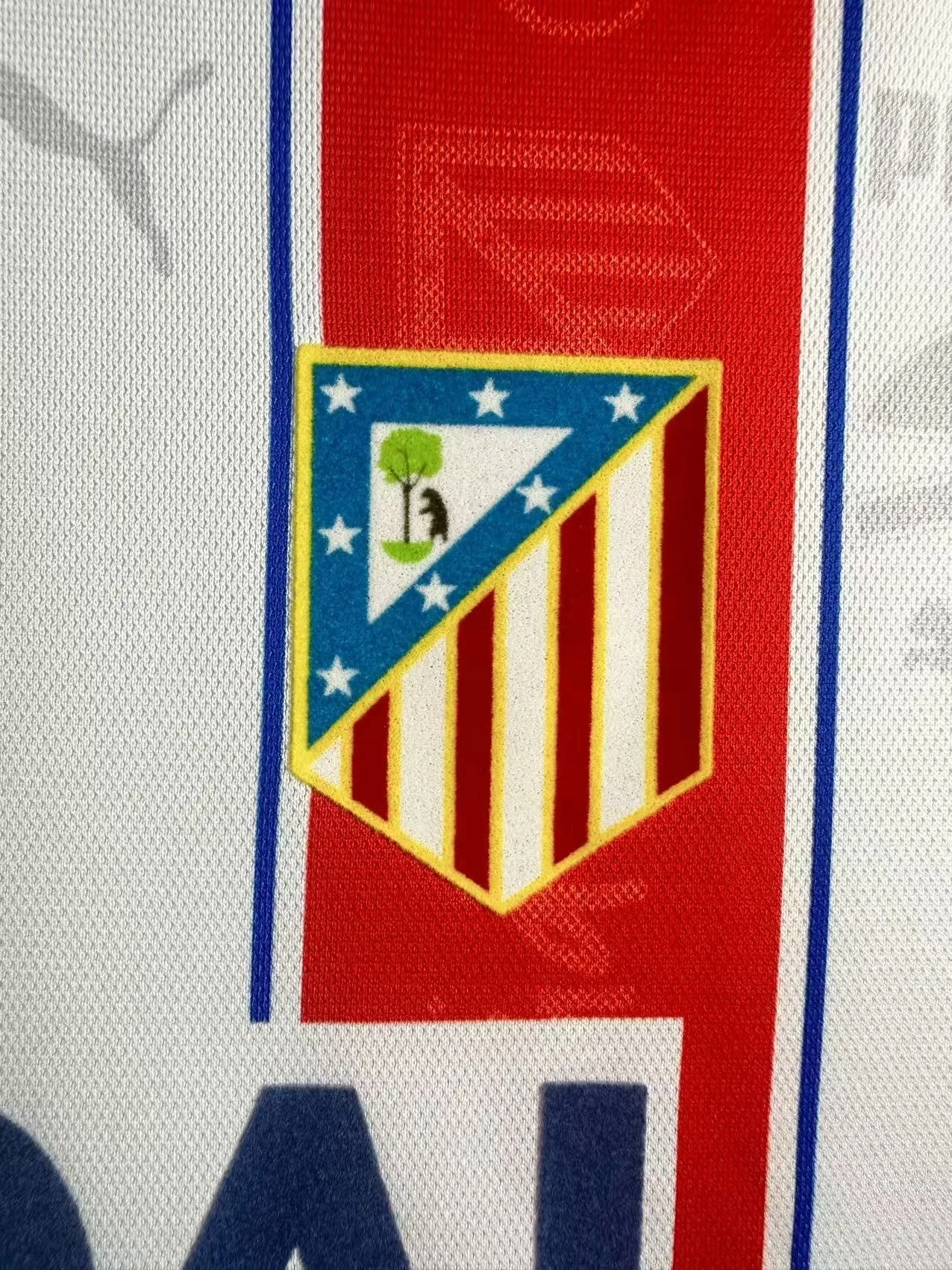 1996-97 Atlético Madrid Retro Home Jersey view 4