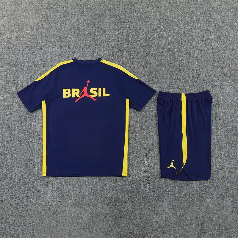 2026-27 Brazil Royal Blue Short-Sleeve Training Jersey view 12
