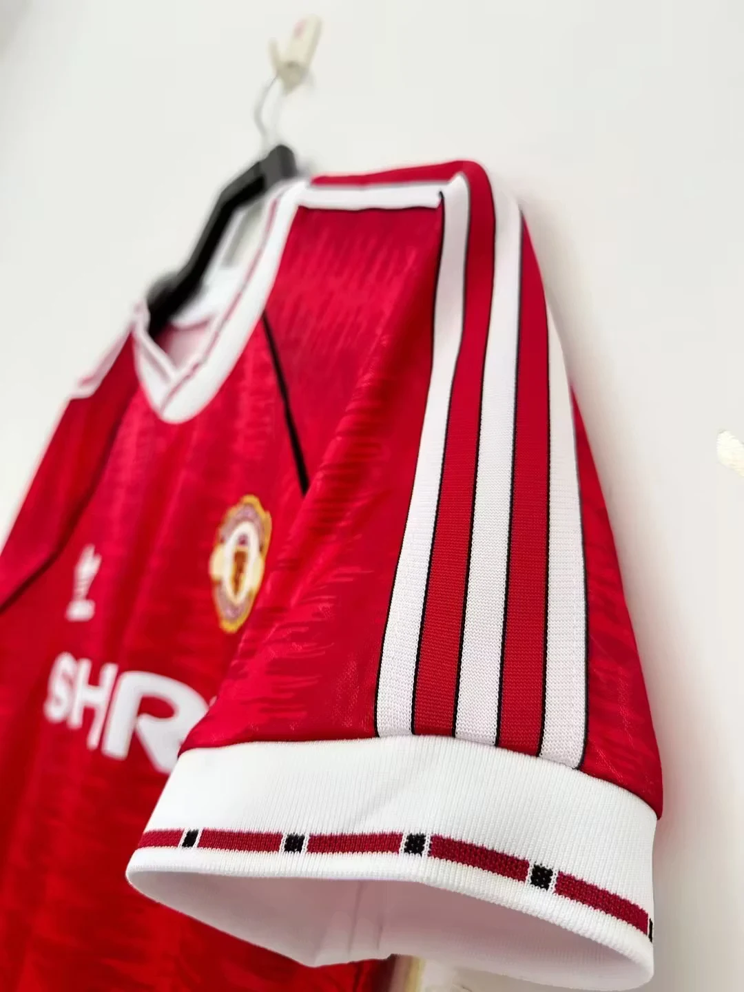 1990-92 Manchester United Home Retro Shirt view 8