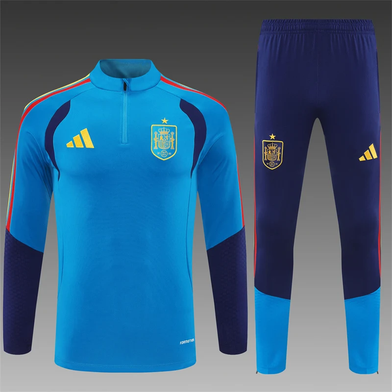 2026-27 Spain Lake Blue Half-Zip Training Jersey view 16