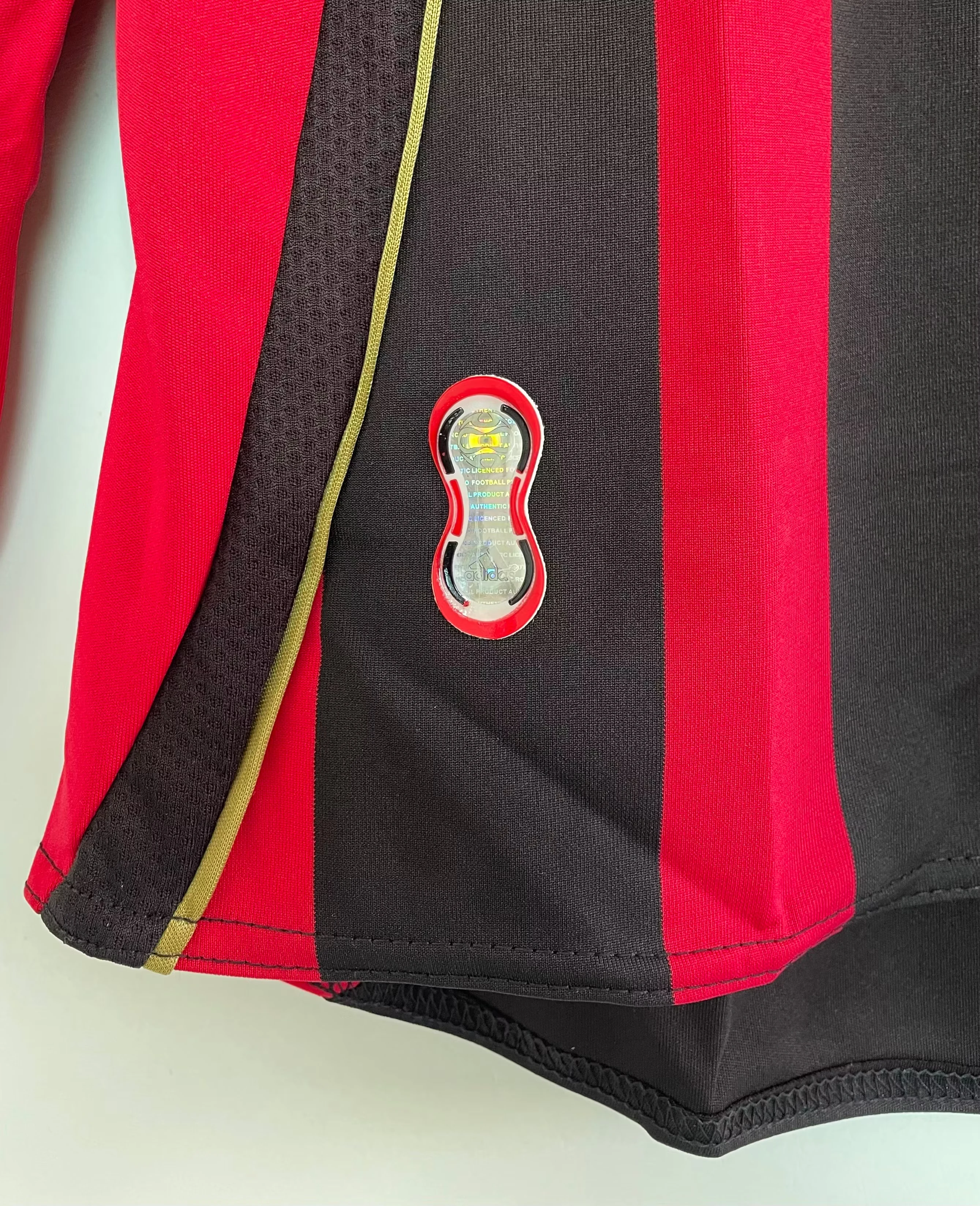 2006-07 AC Home Long Sleeve Retro Jersey view 4