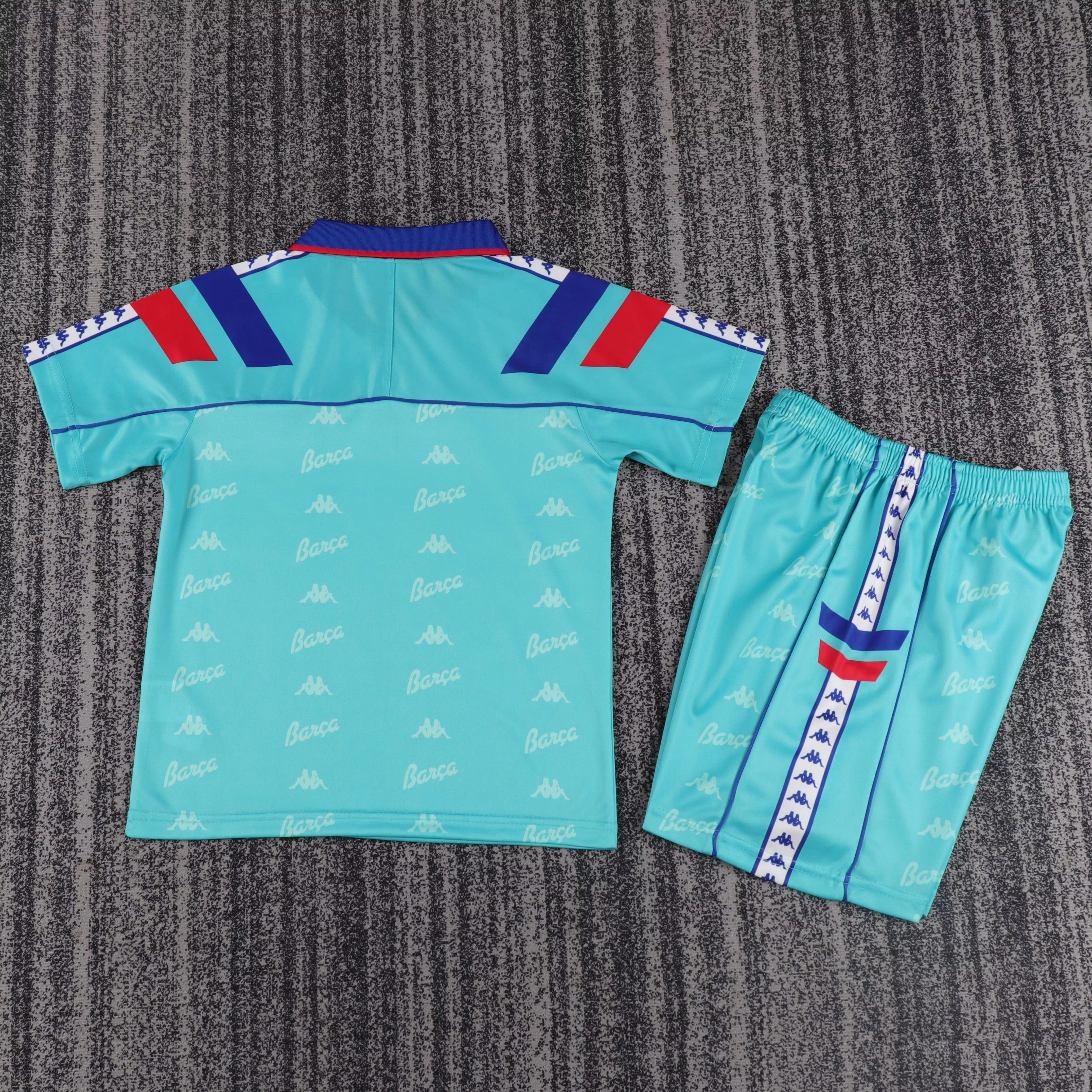 1992-95 Barcelona Away Retro Shirt - Kids Sizes view 2