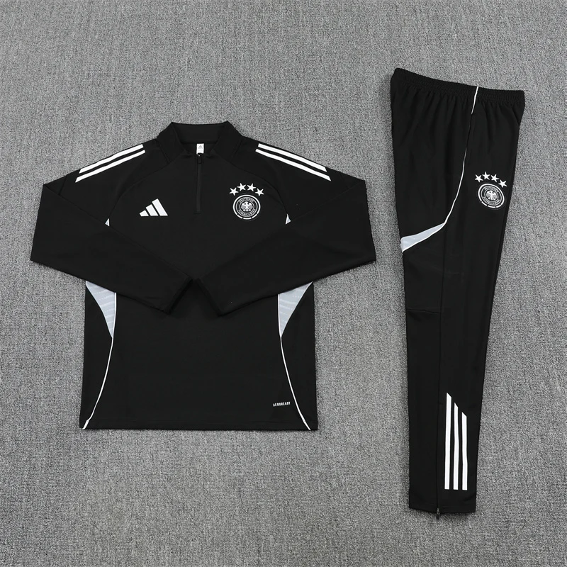 2026-27 Germany Black Half-Zip Training Jersey view 15