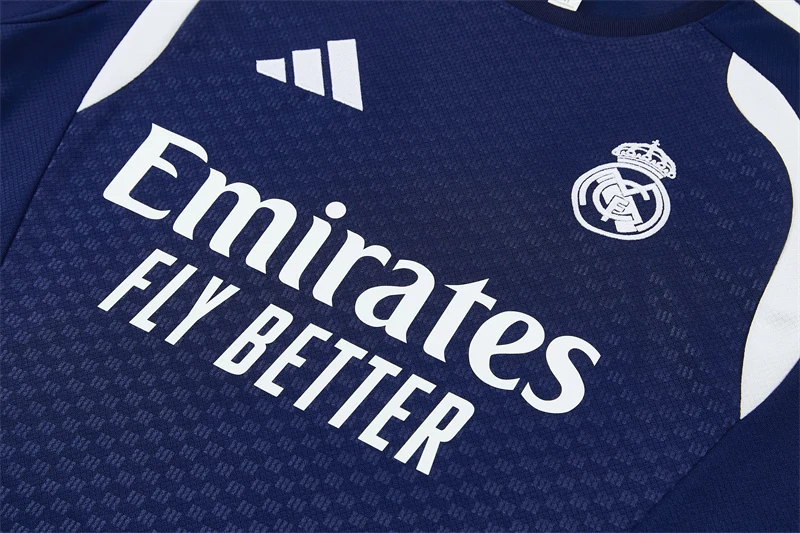 2026-27 Real Madrid Royal Blue Short-Sleeve Training Jersey view 8