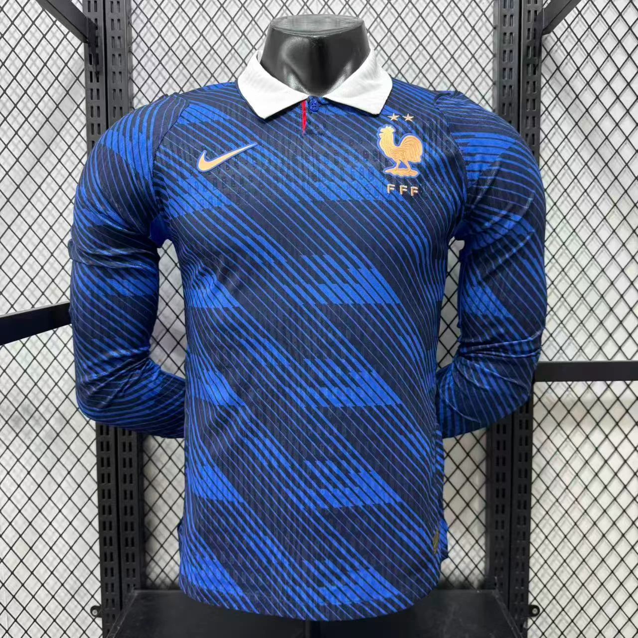 2026 France Home Long-Sleeve Jersey — Player Version