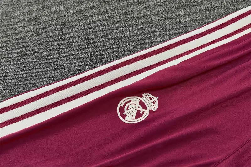 2026-27 Real Madrid Beige Half-Zip Training Jersey view 8