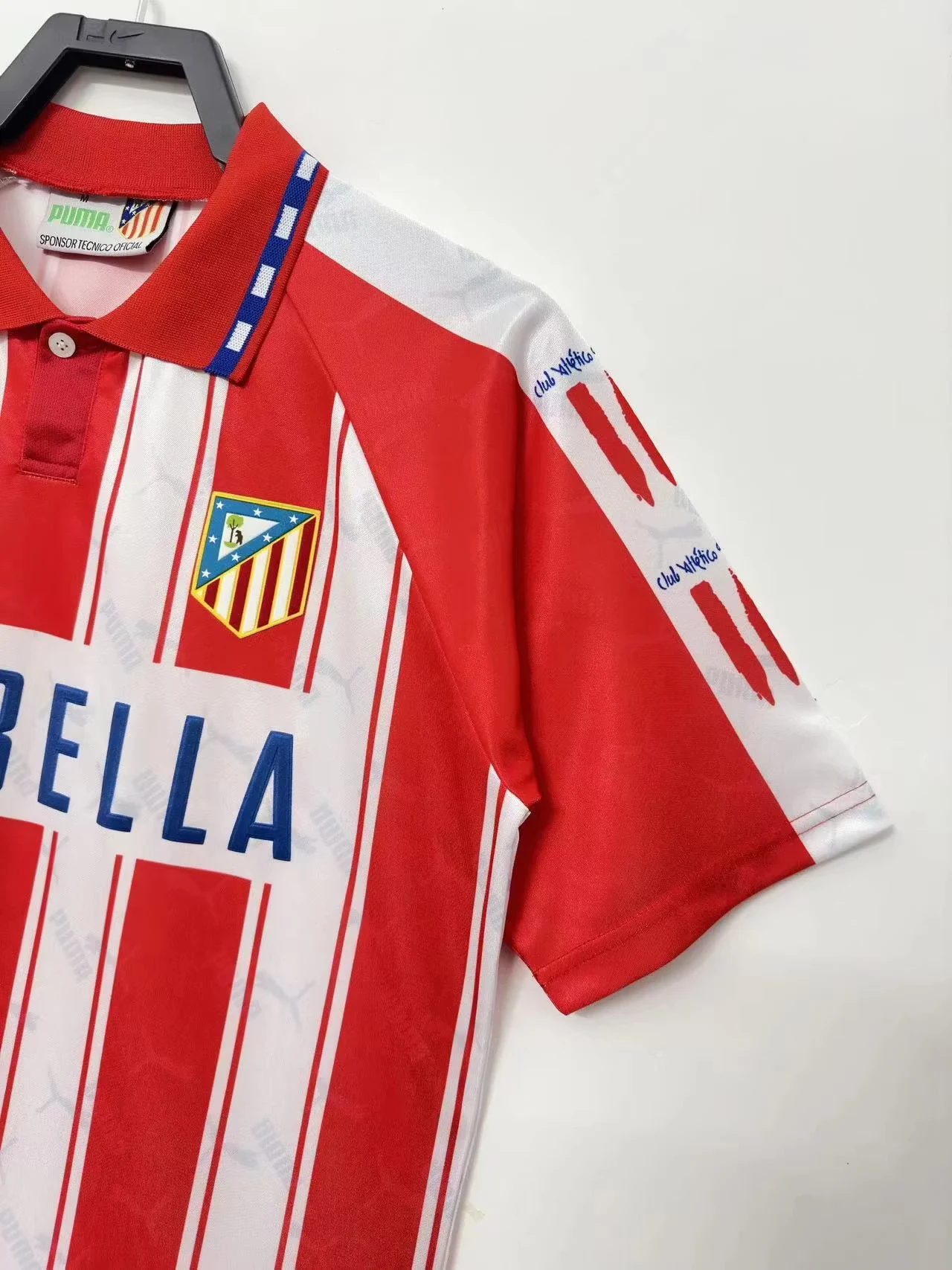1994-95 Atletico Madrid Home Retro Jersey view 9