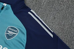 2025-26 Arsenal Green Half-Raised Training Jersey view 11