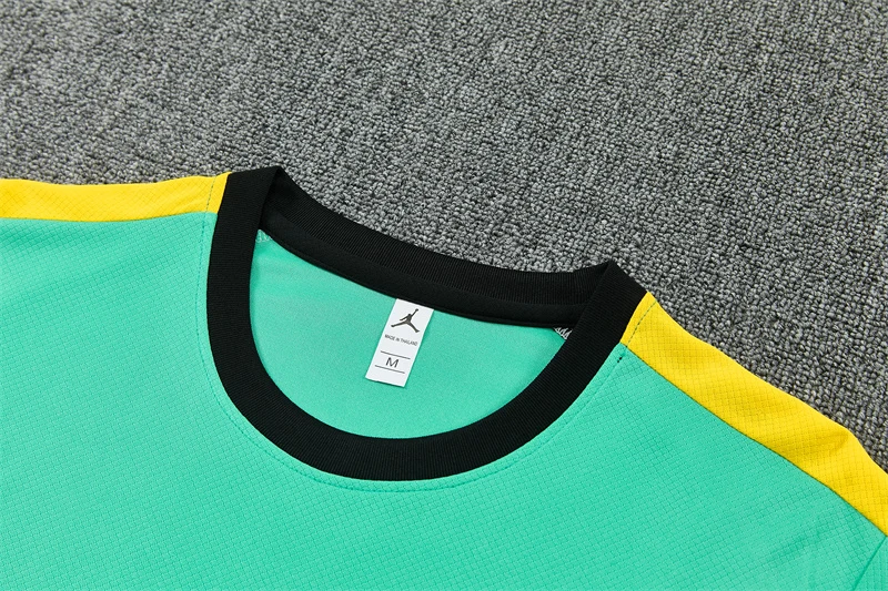 2026-27 Brazil Jordan Light Green Short-Sleeve Training Jersey view 4