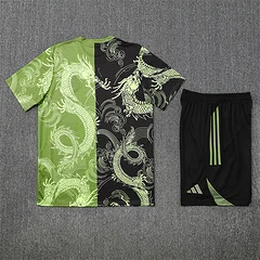 2025-26 Real Madrid Black and Green Short Sleeve Training Jersey view 17